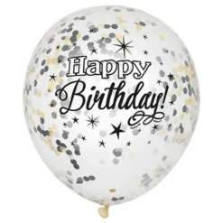 Konfetti-ilmapallot Kimalle Happy Birthday