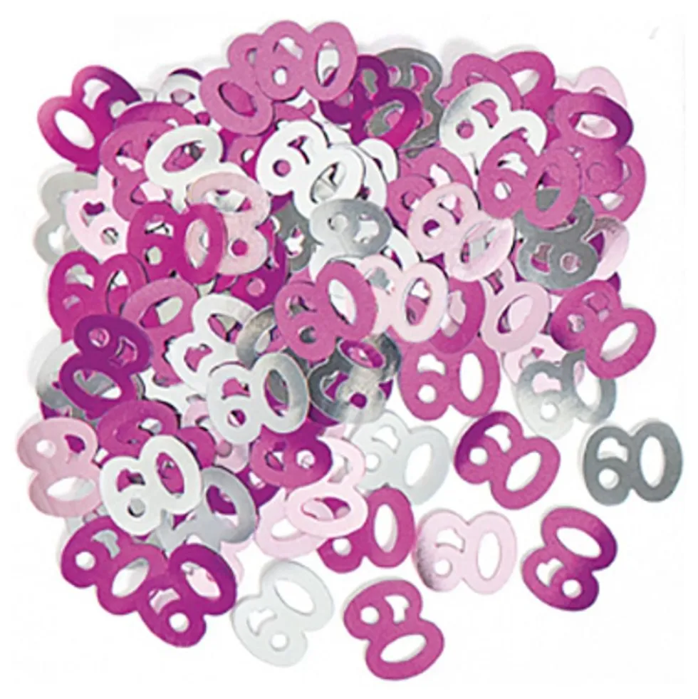 Konfetti Pinkki/Hopea 60