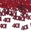 Konfetti Punainen 40
