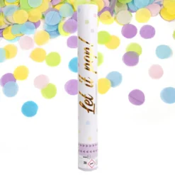 Konfettitykki Värisekoitus Pastelli