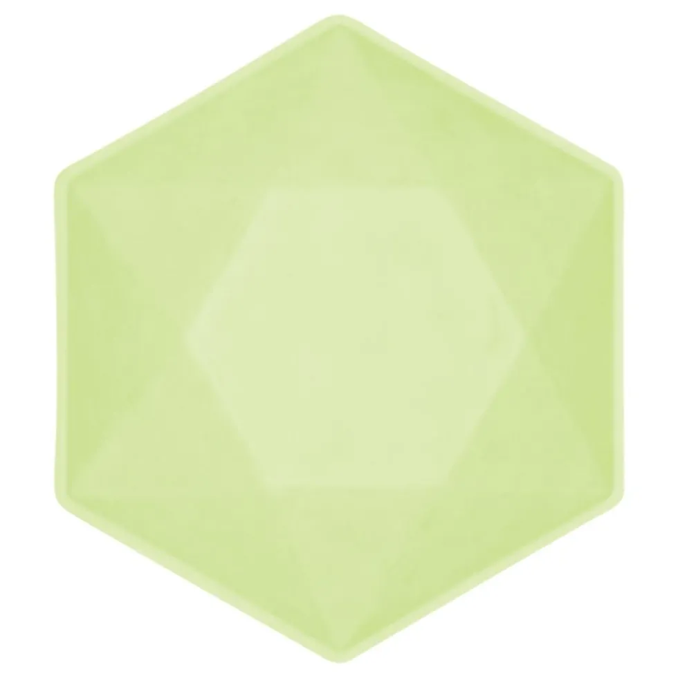 Kulhot Kuusikulmainen Vert Decor Vihreä
