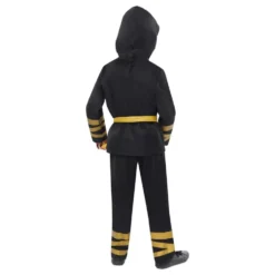 Kultainen Ninja Lasten Naamiaisasu