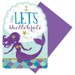 Kutsukortit Mermaid Wishes