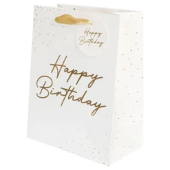 Lahjapussi Kulta Happy Birthday