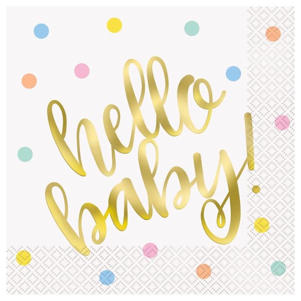 Lautasliinat Hello Baby Pilkulliset