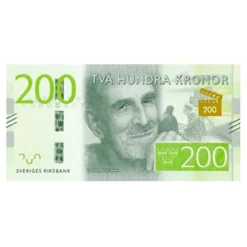Lautasliinat 200 kruunun setelit