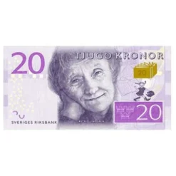 Lautasliinat 20 kruunun setelit