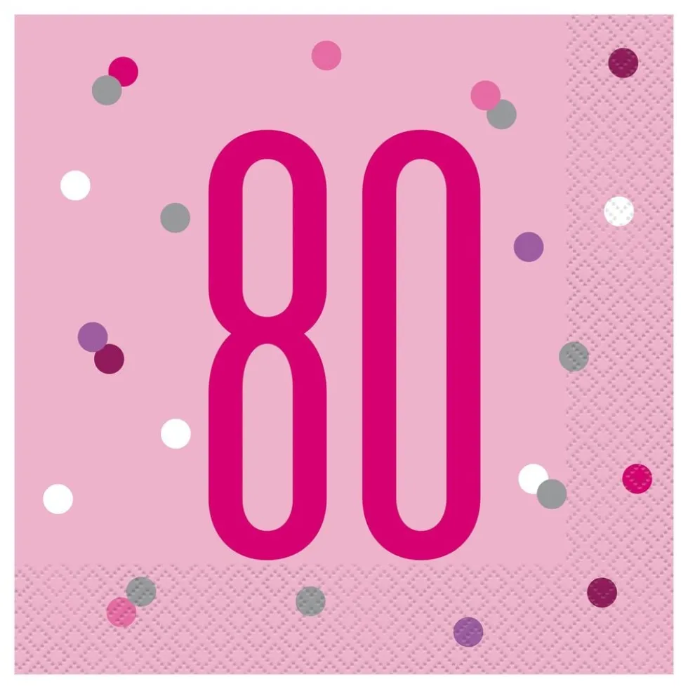 Lautasliinat 80 Vaaleanpunainen