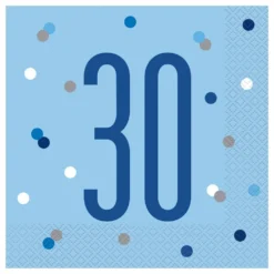 Lautasliinat 30 Vaaleansininen Pilkullinen