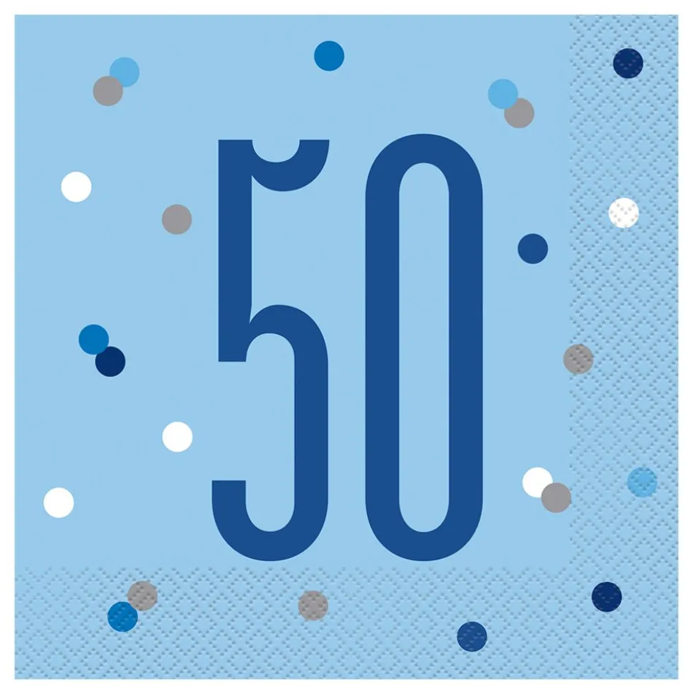 Lautasliinat 50 Vaaleansininen Pilkullinen
