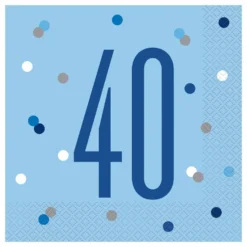 Lautasliinat 40 Vaaleansininen Pilkullinen