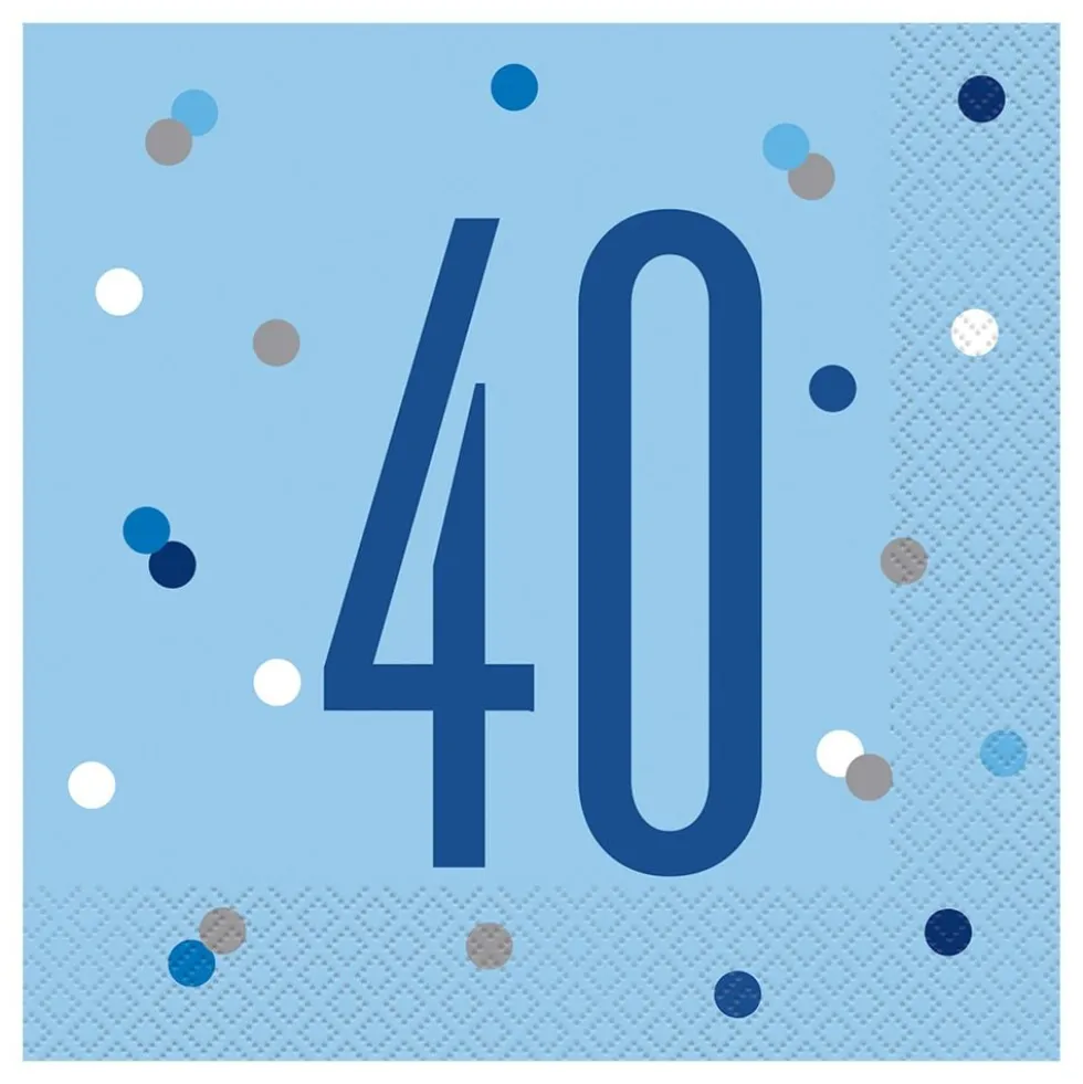 Lautasliinat 40 Vaaleansininen Pilkullinen