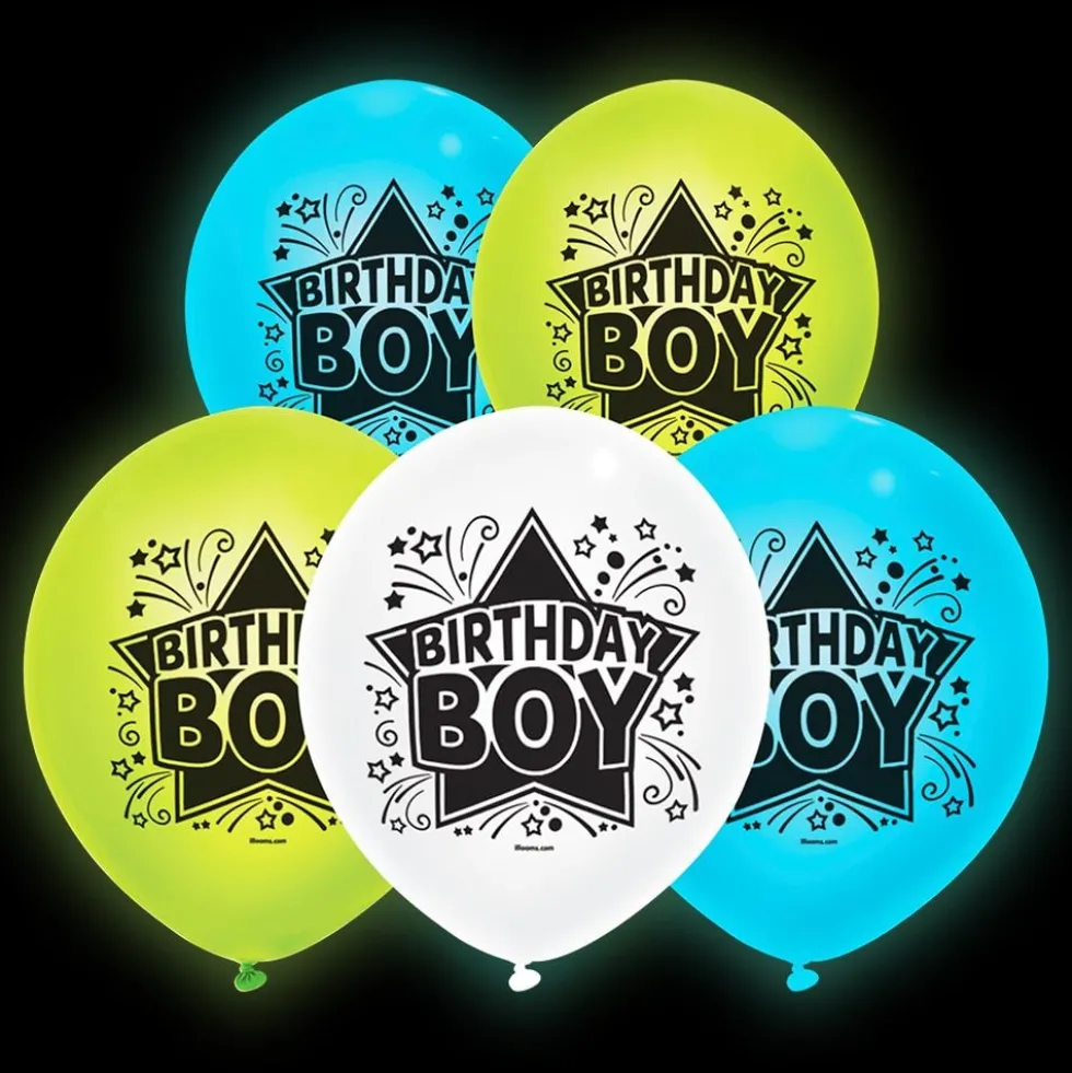 LED-Ilmapallot Birthday Boy