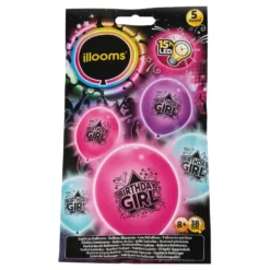 LED-ilmapallot Birthday Girl