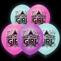 LED-ilmapallot Birthday Girl