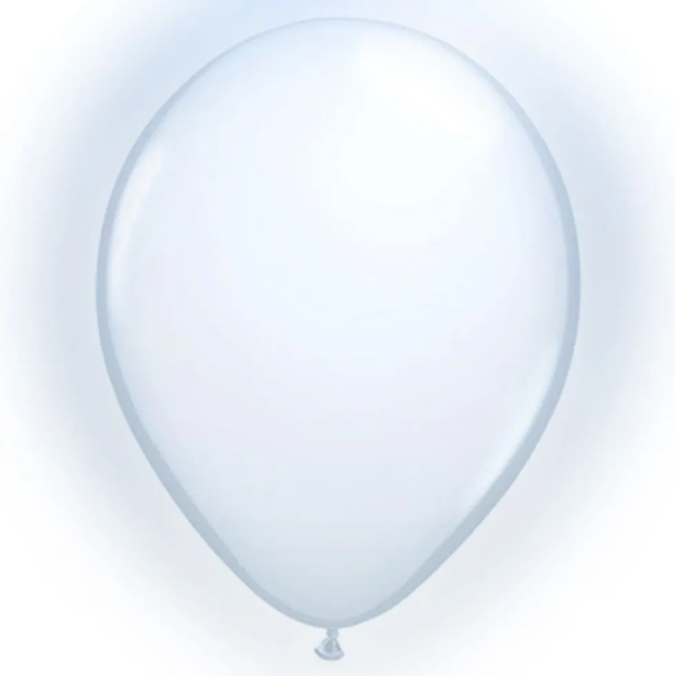 LED-Ilmapallot Valkoiset