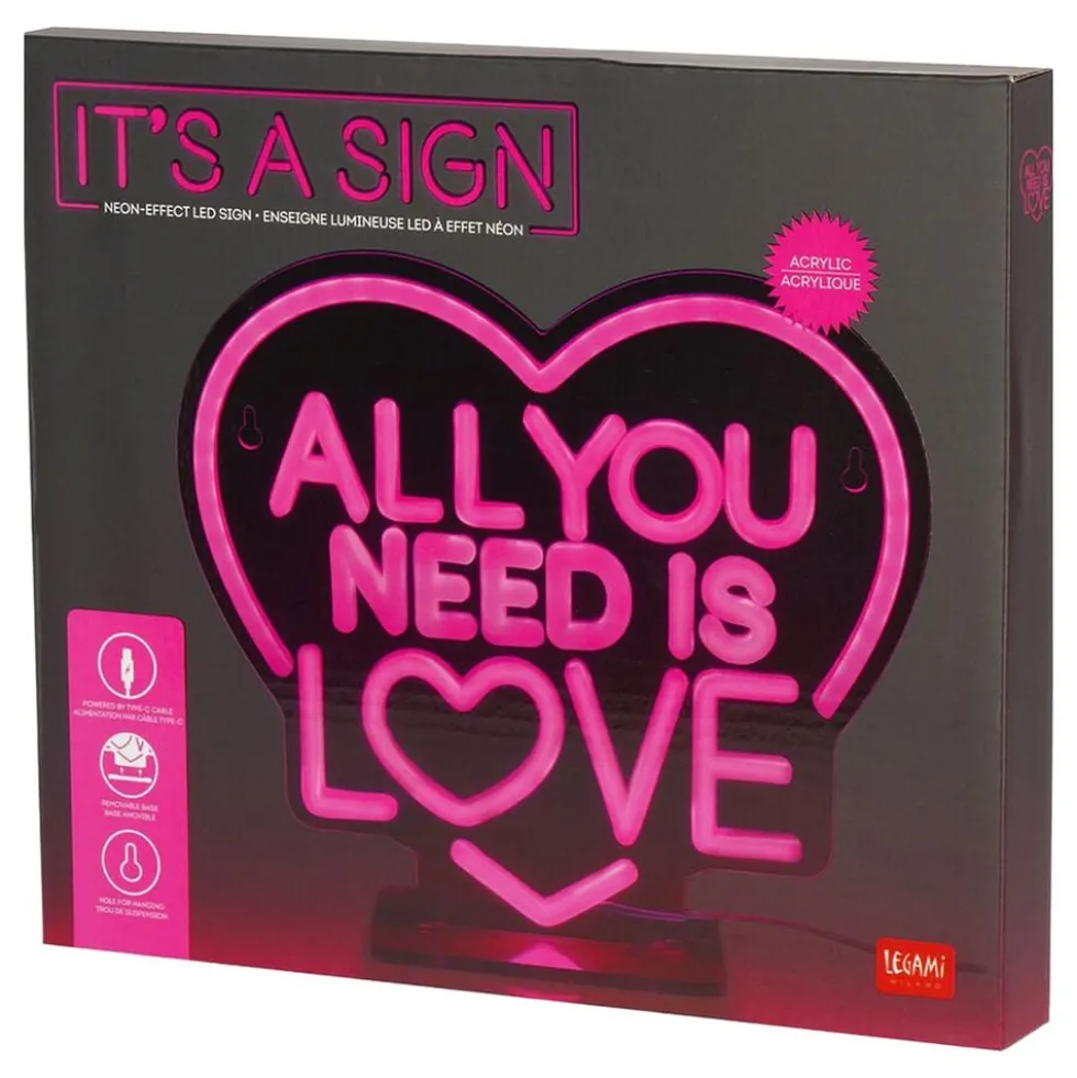 LED-lamppu All You Need is Love