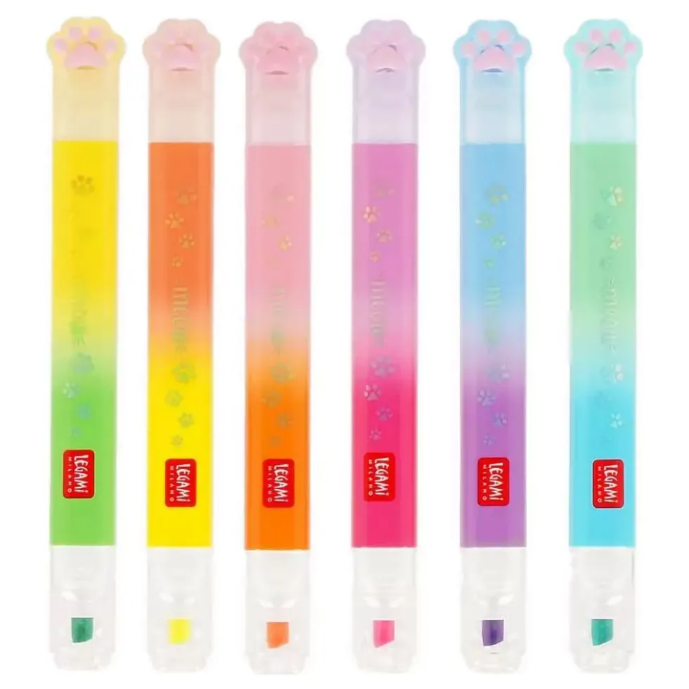 Legami Meow Highlighters Pastelli
