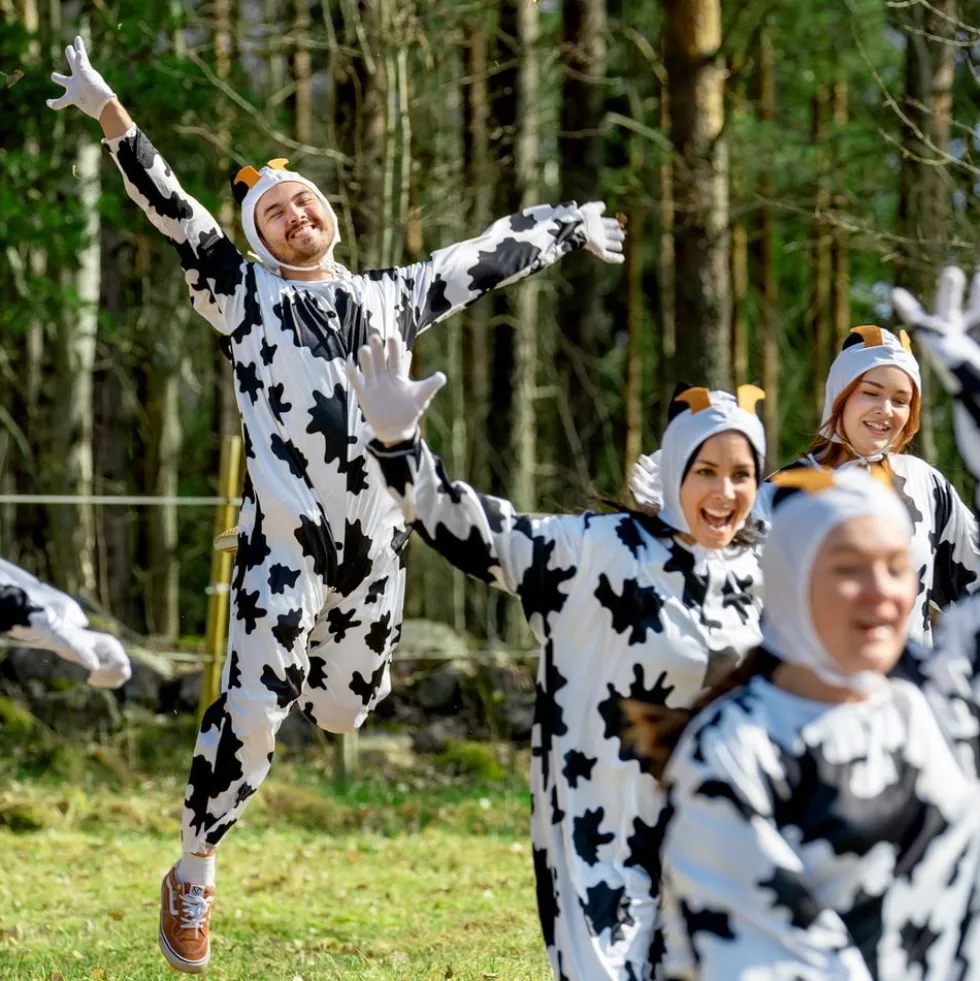 Lehmä Budjetti Naamiaisasu