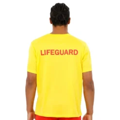 Lifeguard-keltainen T-paita