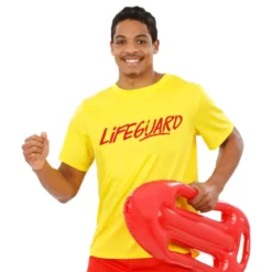Lifeguard-keltainen T-paita