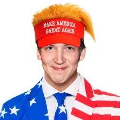 Lippis hiuksilla Make America Great Again