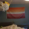 Lippu Auringonlasku Lesbian