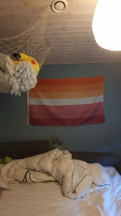 Lippu Auringonlasku Lesbian