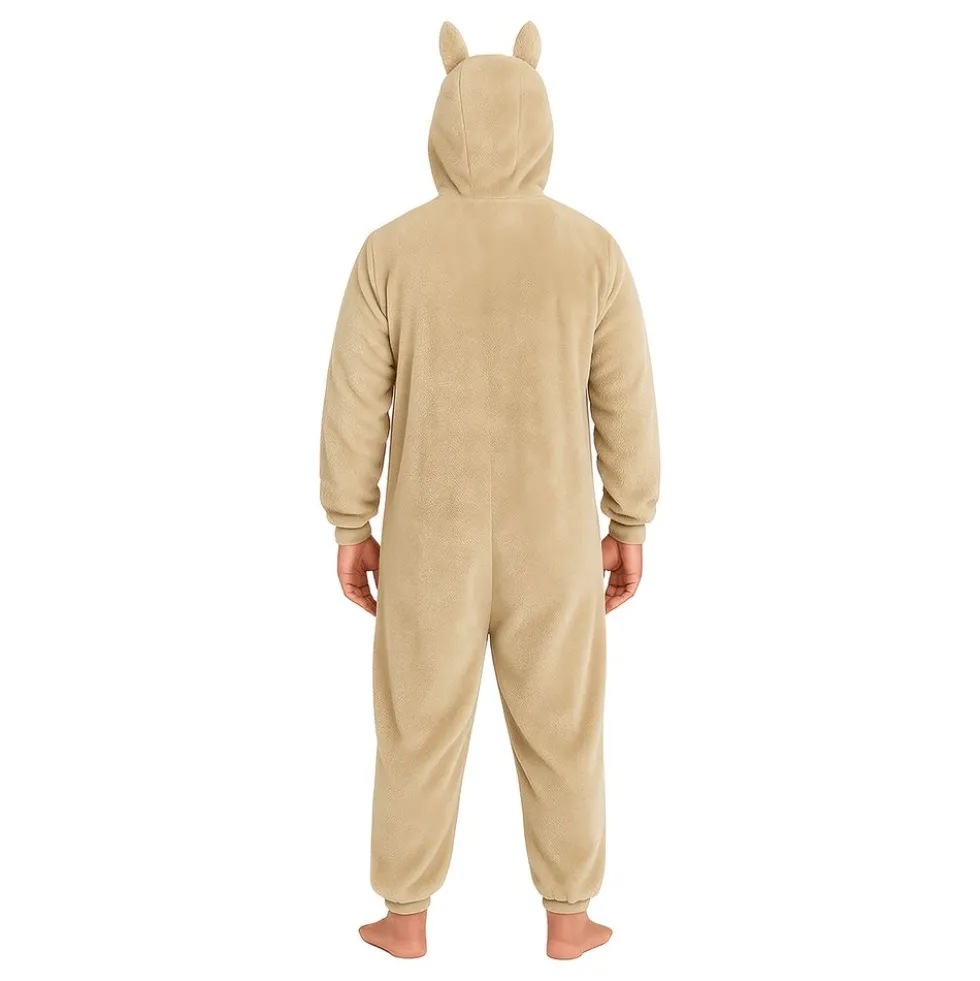 Lulu Monster Beige Onesie Miesten Naamiaisasu