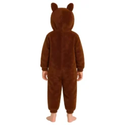 Lulu Monster Ruskea Onesie Lasten Naamiaisasu