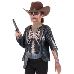 Luuranko-Cowboy Lasten Naamiaisasu