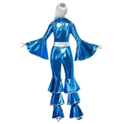 70-luvun Dancing Dream Sininen Naamiaisasu