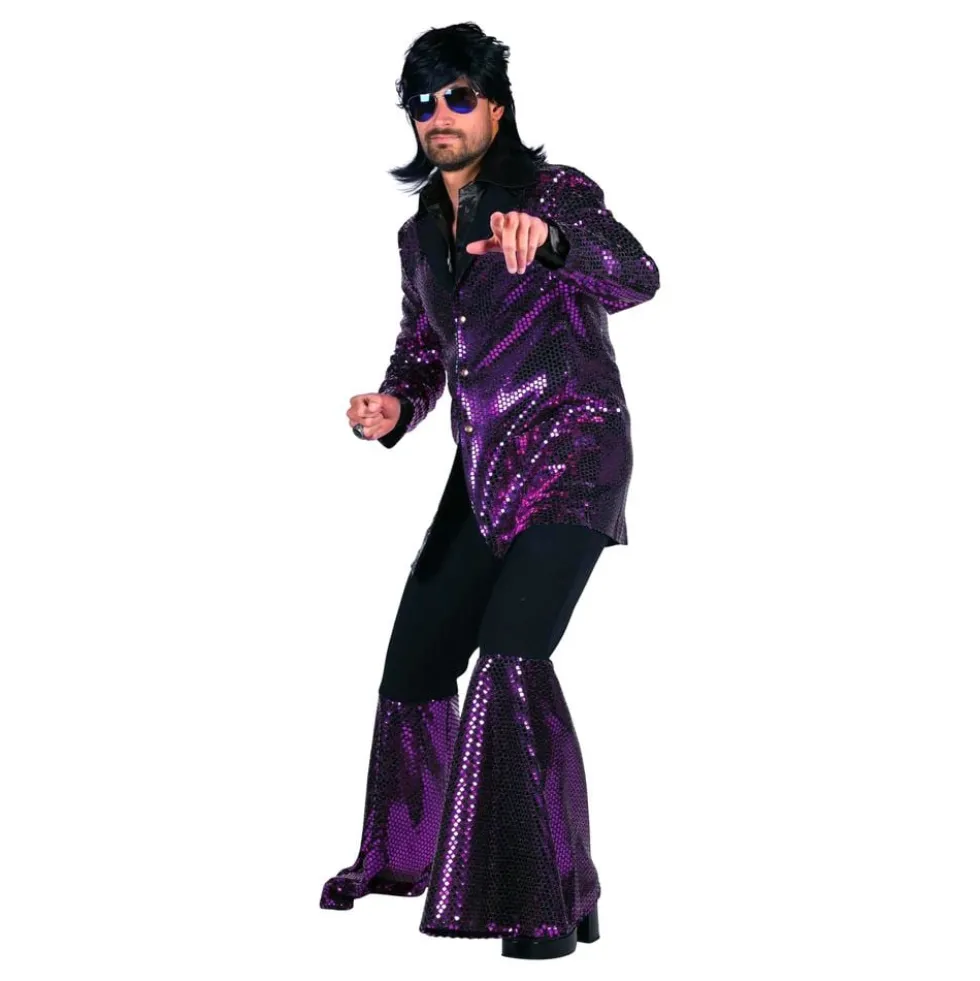 70-luvun Discoasu Lila Naamiaisasu Deluxe