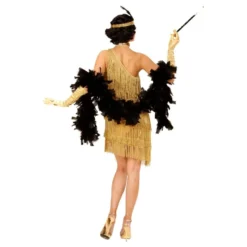 20-luvun Flapper Mekko Kulta Naamiaisasu