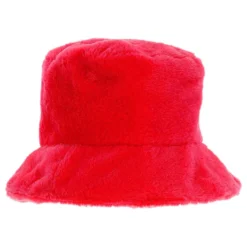 90-luvun Fluffy Aurinkohattu Punainen