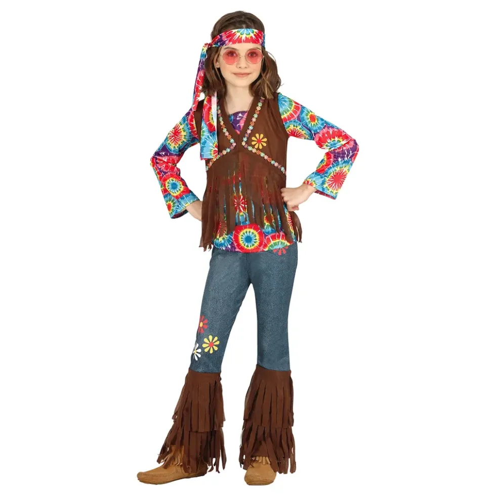 60-luvun hippie Lasten Naamiaisasu