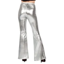 70-luvun Housut Naiset Hopea Metallic