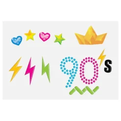 90-luvun Itsekiinnittyvä Meikki