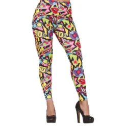 90-luvun Leggingsit Kuvioidut