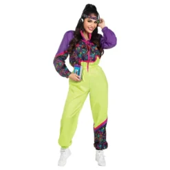 80-luvun Tracksuit Deluxe naamiaisasu