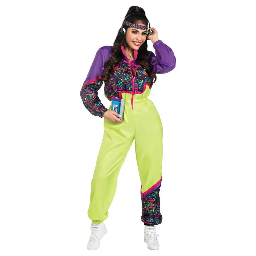 80-luvun Tracksuit Deluxe naamiaisasu