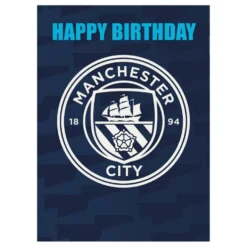 Manchester City -syntymäpäiväkortti