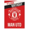 Manchester United -syntymäpäiväkortti