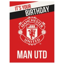 Manchester United -syntymäpäiväkortti