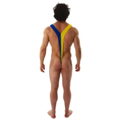 Mankini Sininen/Keltainen
