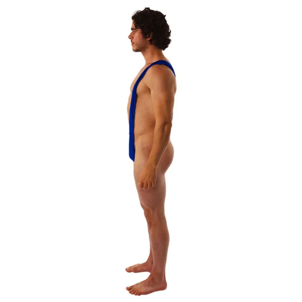 Mankini Sininen/Keltainen