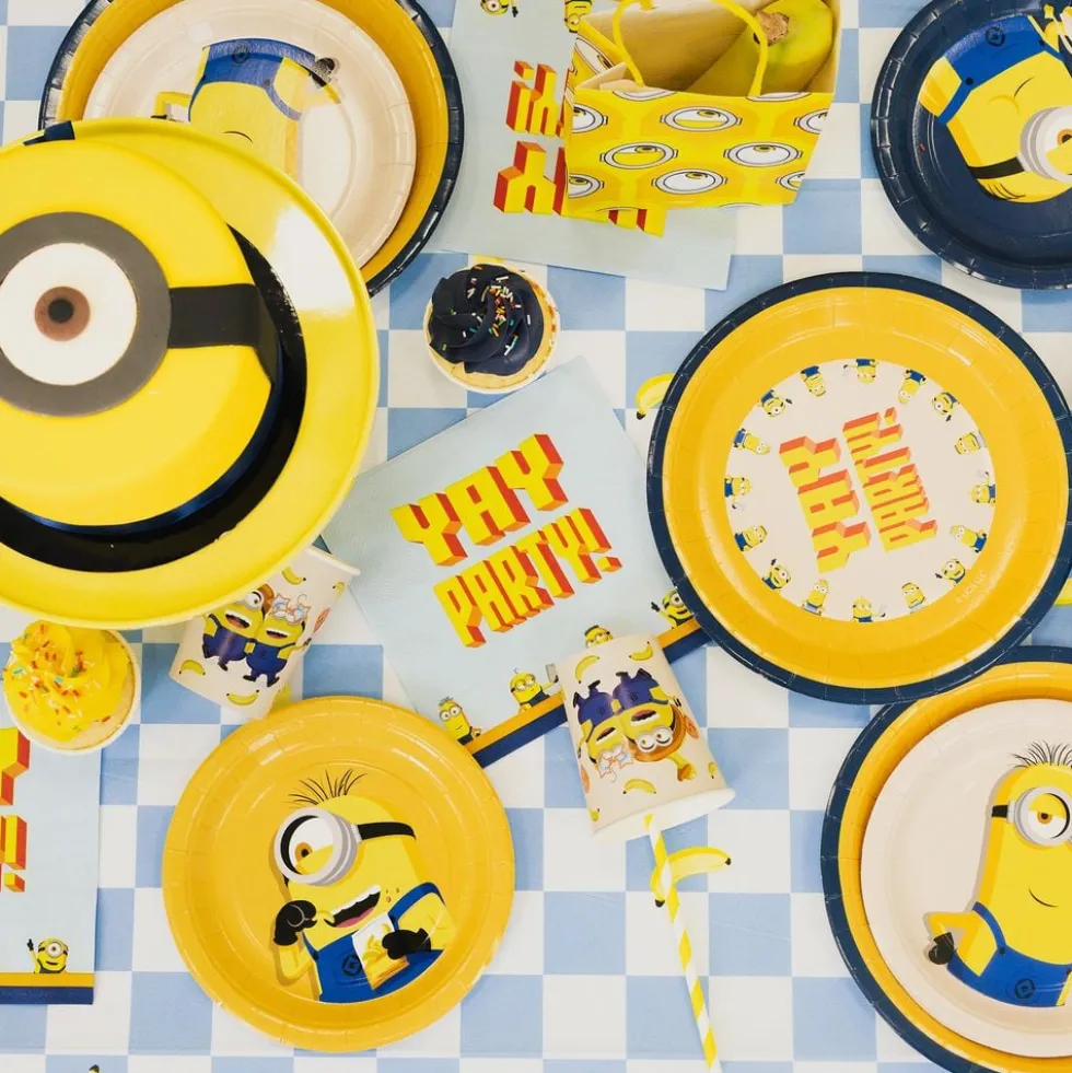 Minions-paperileipälautaset