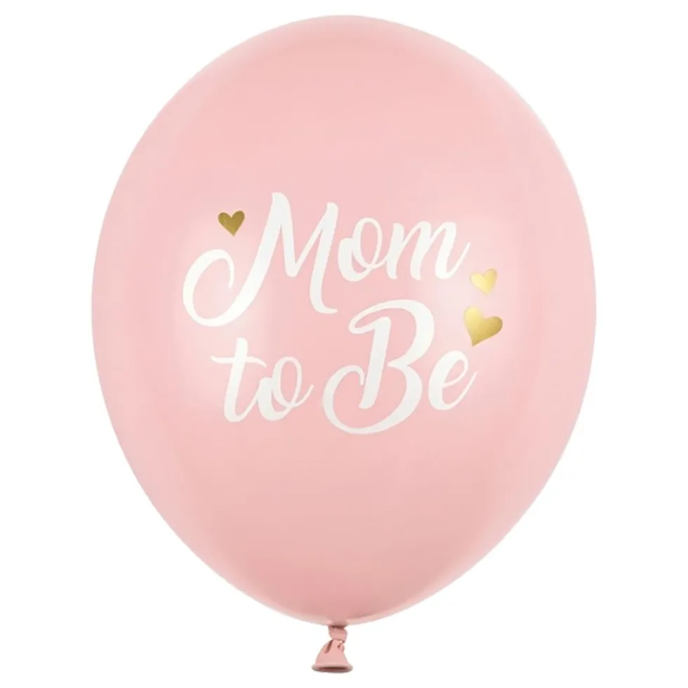 Mom to Be -pastelli-ilmapallot, vaaleanpunainen