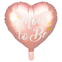 Mom To Be - Sydänfolioilmapallo Vaaleanpunainen