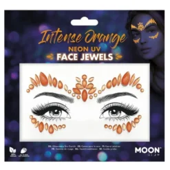 Moon Creations Face Jewels UV Neon Orange